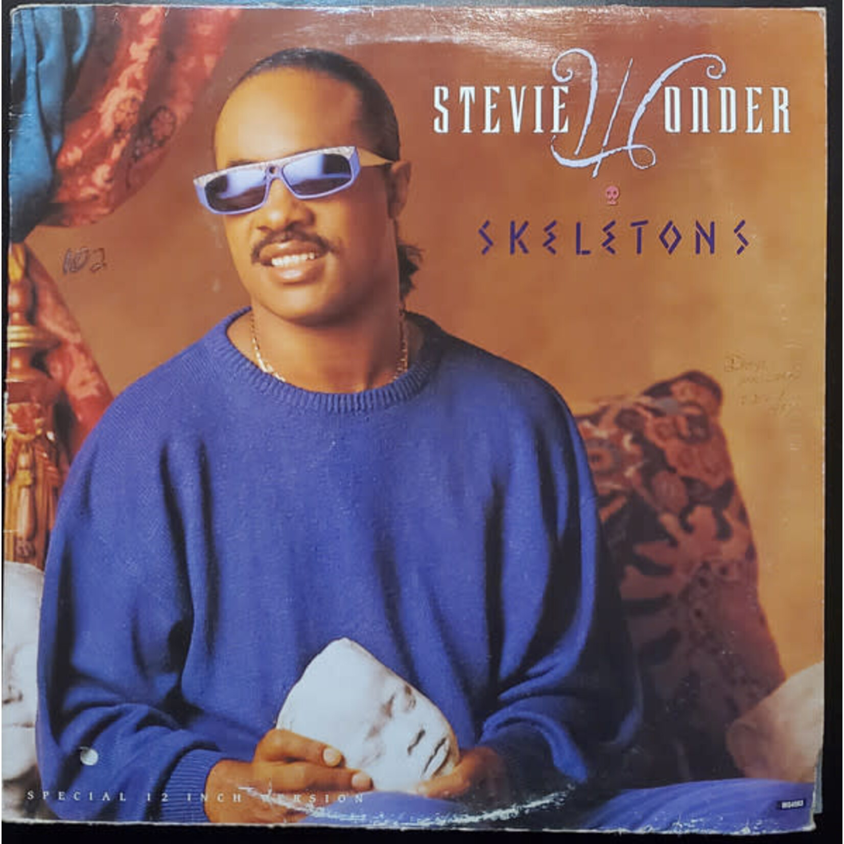 Stevie Wonder Stevie Wonder – Skeletons (VG, 1987, 12" 33 ⅓ RPM Single, Motown – MS-4593)