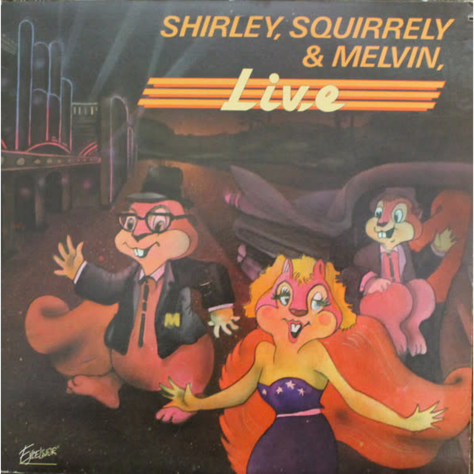 Shirley, Squirrely & Melvin – Live (VG, 1981, LP, Excelsior – XLP-88009)
