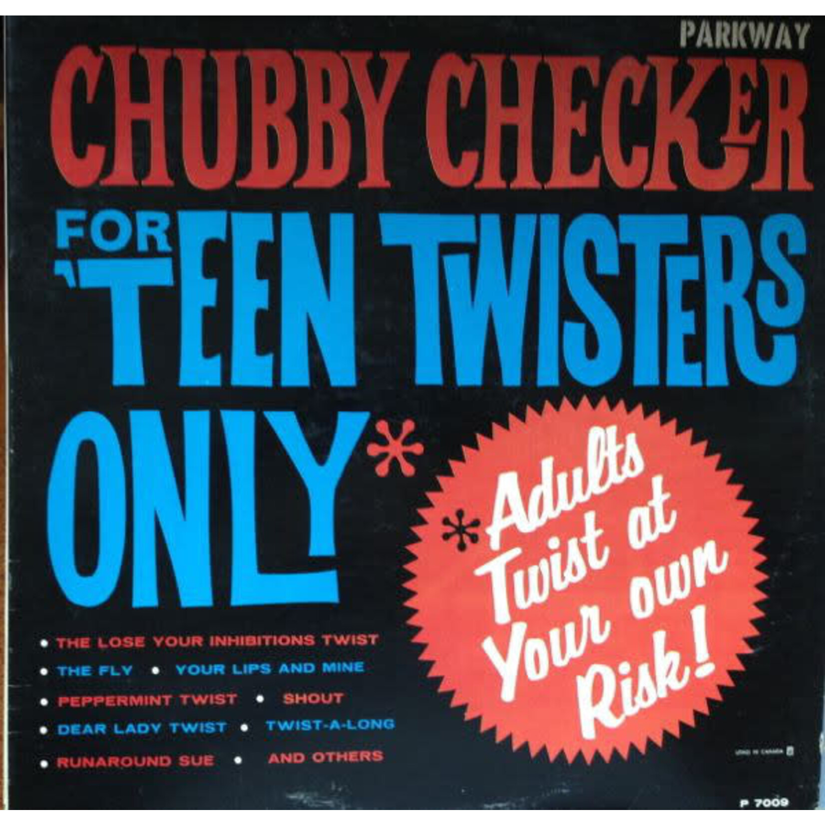 Chubby Checker Chubby Checker - For 'Teen Twisters Only (G, 1962, LP, Parkway – P 7009)