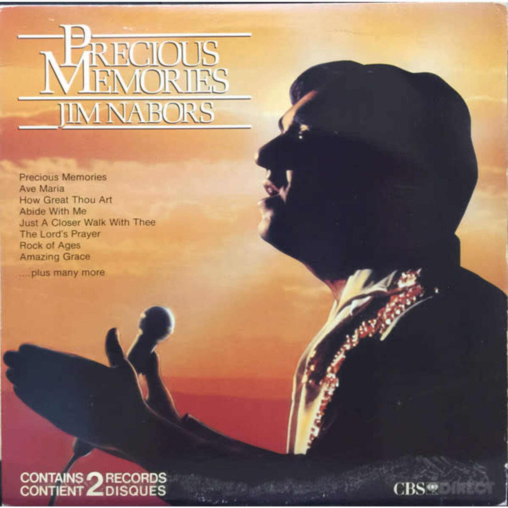 Jim Nabors Jim Nabors – Precious Memories (VG, 1982, 2LP, CBS Direct – CDM2-043)