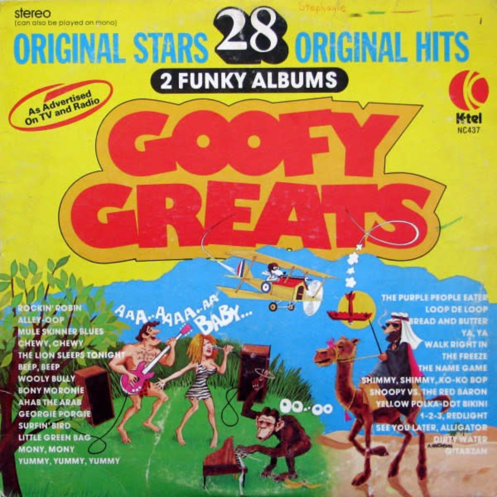 Various Various – 28 Goofy Greats (VG, 1975, LP, K-Tel – NC437)