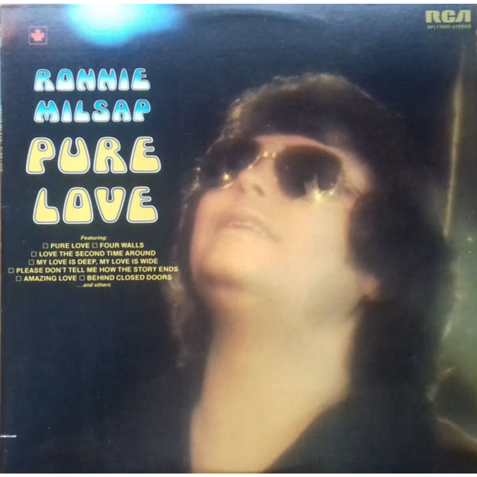 Ronnie Milsap Ronnie Milsap – Pure Love (VG, 1974, LP, RCA Victor – APL1-0500)