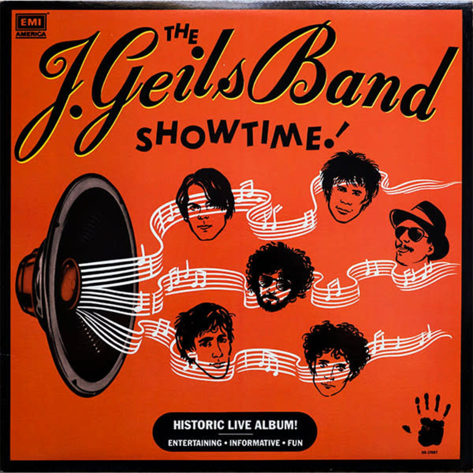 The J. Geils Band The J. Geils Band – Showtime! (VG, 1982, LP, EMI America – R 113346)