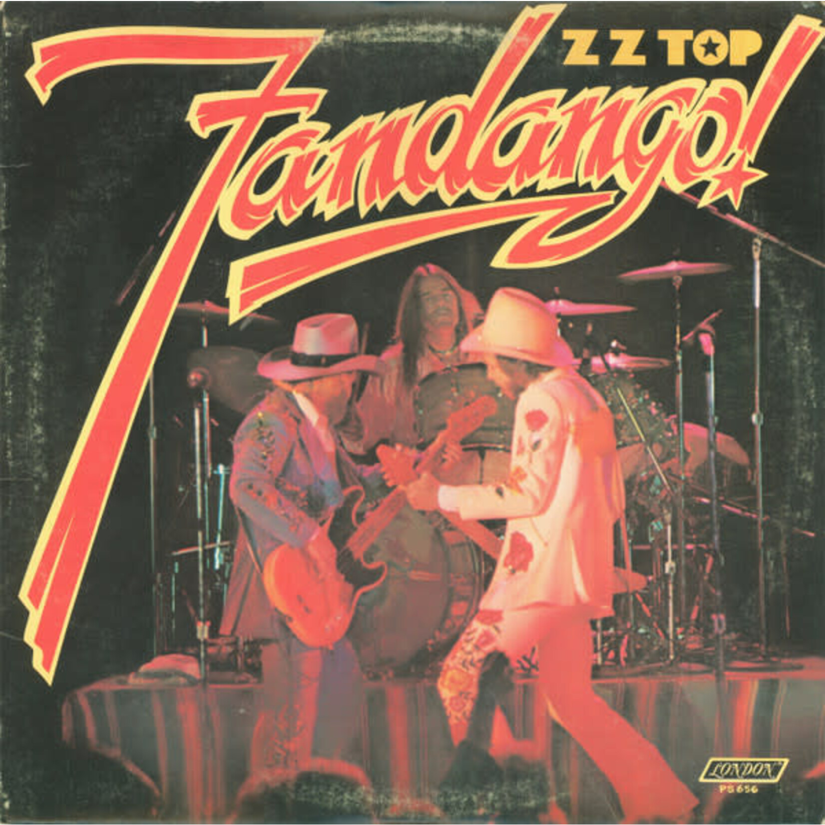 ZZ Top ZZ Top – Fandango! (G+, 1975, LP, 	London Records – PS 656)