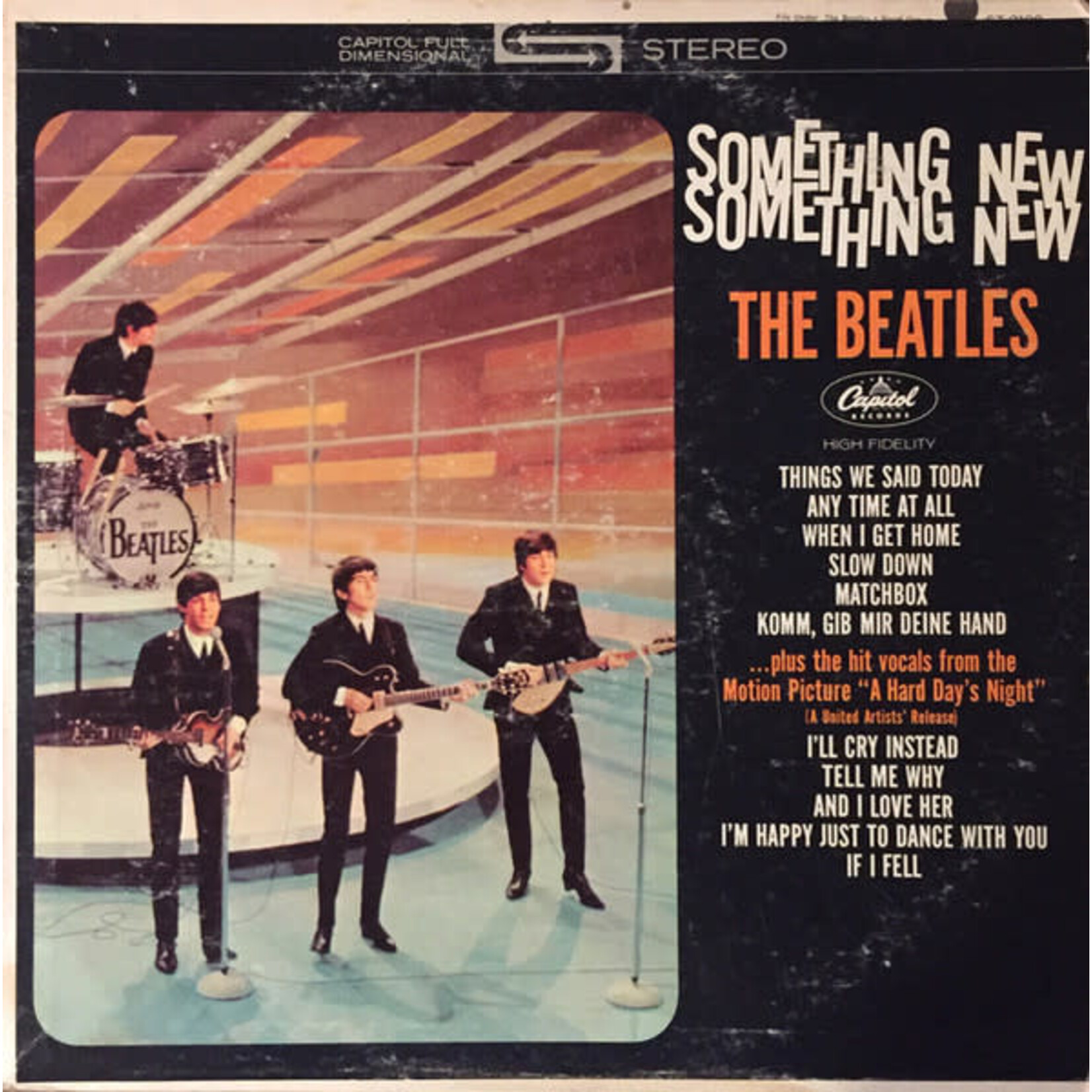 The Beatles The Beatles – Something New (G+, 1968, LP, Stereo, Reissue, Capitol Records – ST-2108) SCAZ