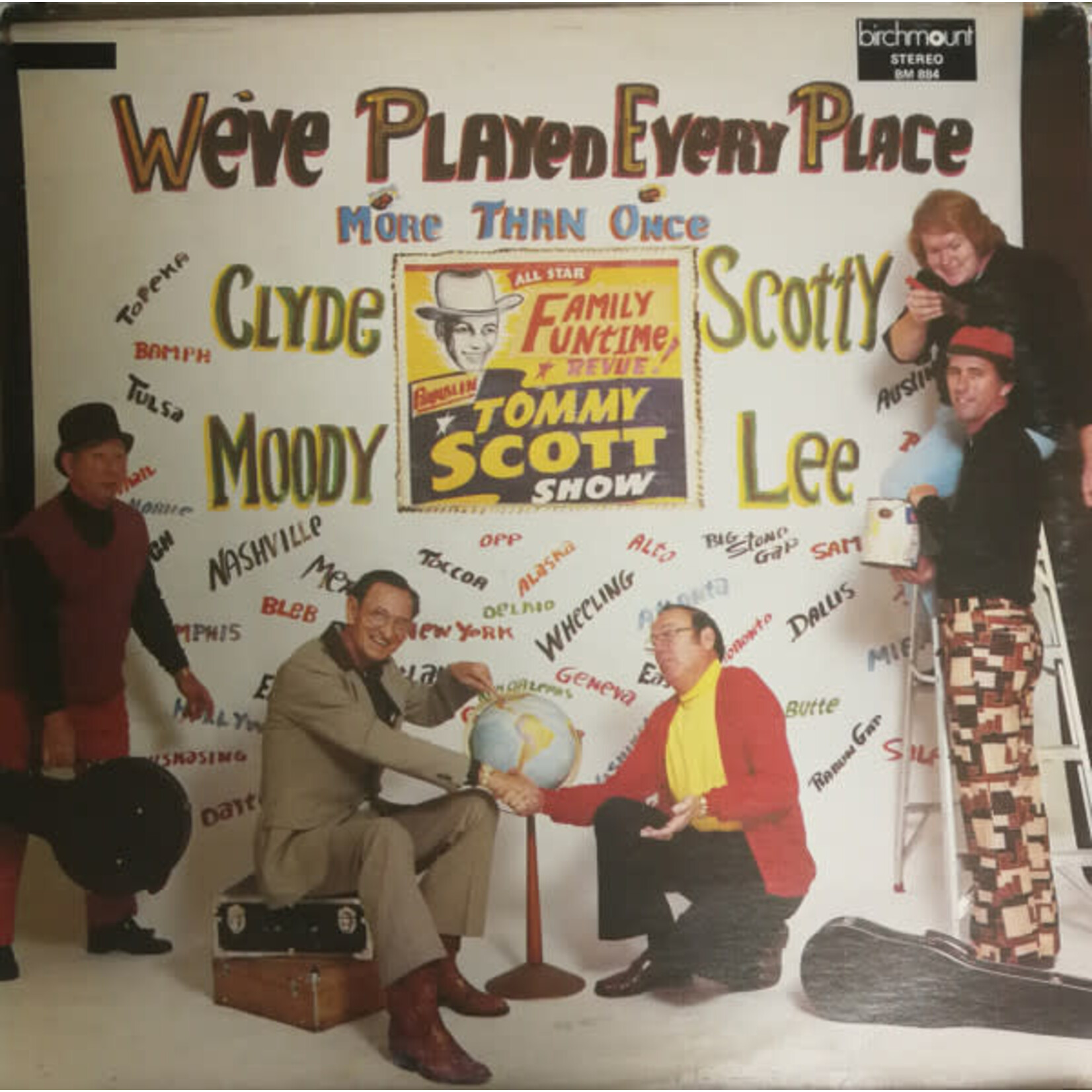 Tommy Scott & Clyde Moody – We've Played Every Place More Than Once (VG, 1978, LP, Birchmount – BM 884)