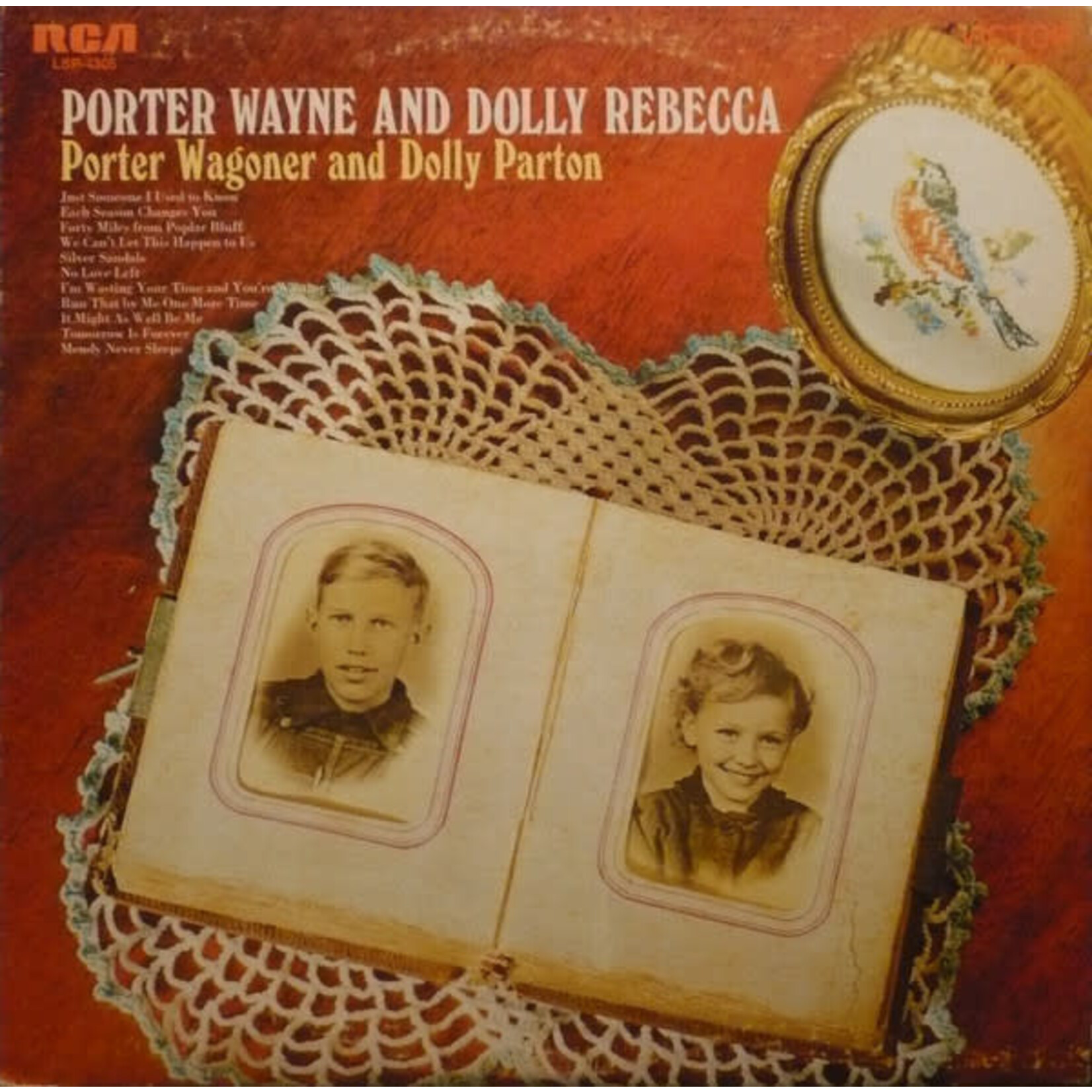 Porter Wagoner And Dolly Parton – Porter Wayne And Dolly Rebecca (VG, 1970, LP, RCA Victor – LSP-4305)