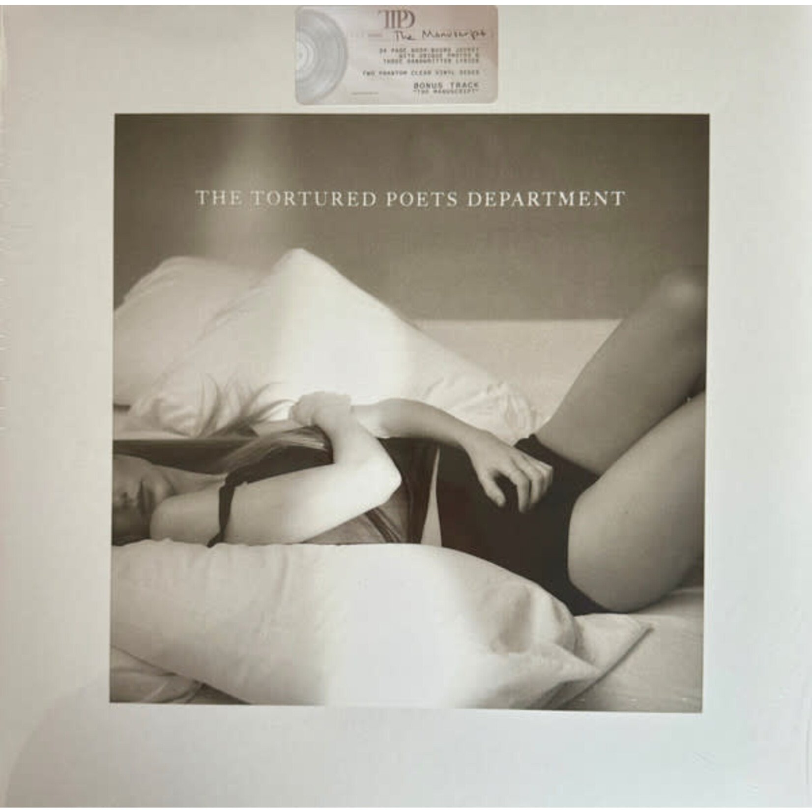 Taylor Swift – The Tortured Poets Department (New, 2LP, Ghosted White Vinyl, Republic Records, 2024)