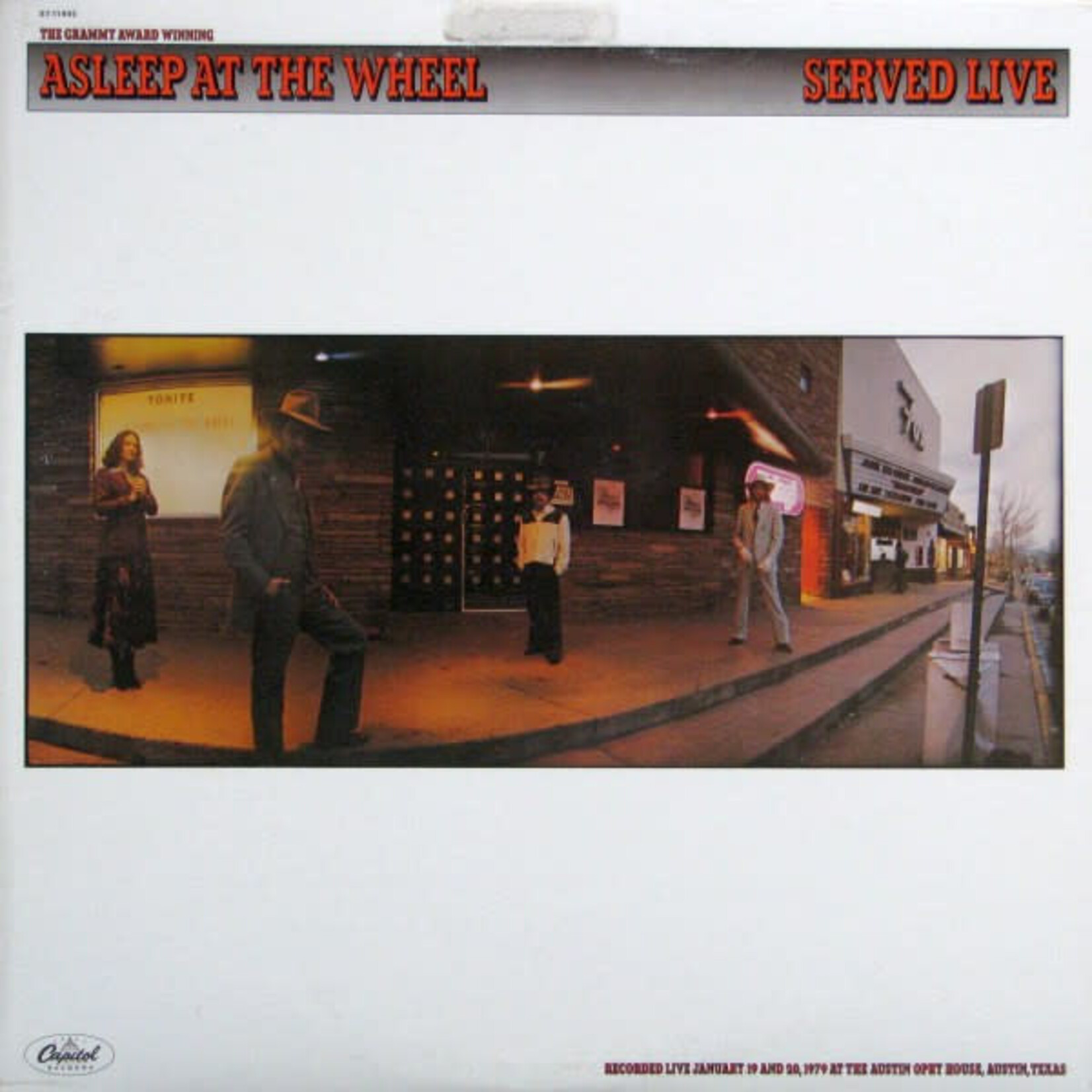 Asleep At The Wheel – Served Live (VG, 1979, LP, Capitol Records – ST-11945)