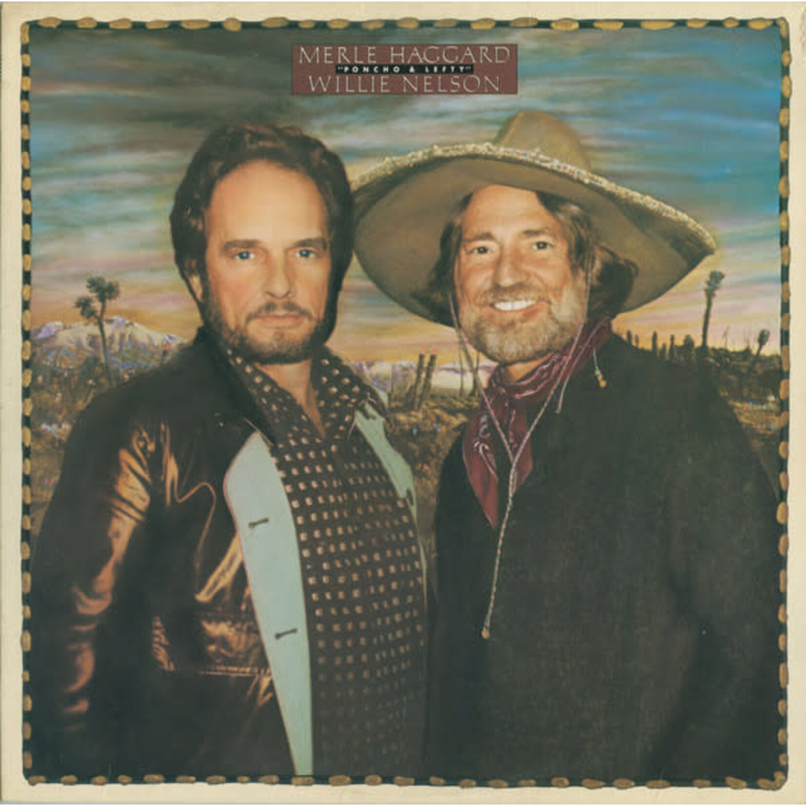 Willie Nelson Merle Haggard / Willie Nelson – Pancho & Lefty (VG+, 1983, LP, Epic – FE 37958)