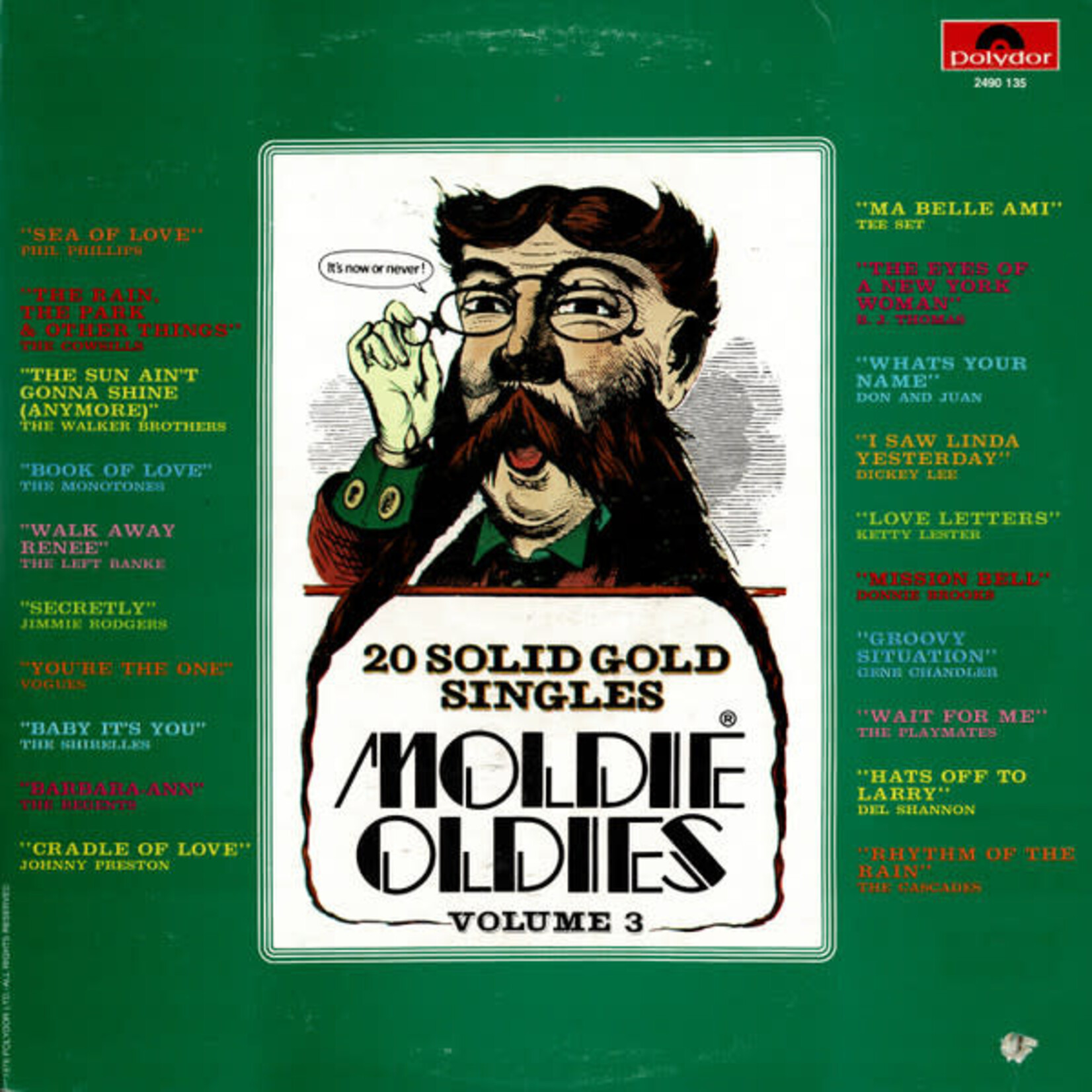 Various Various – Moldie Oldies Volume 3 (Factory Sealed/NM, 1975, LP, Polydor – 2490 135) DSG