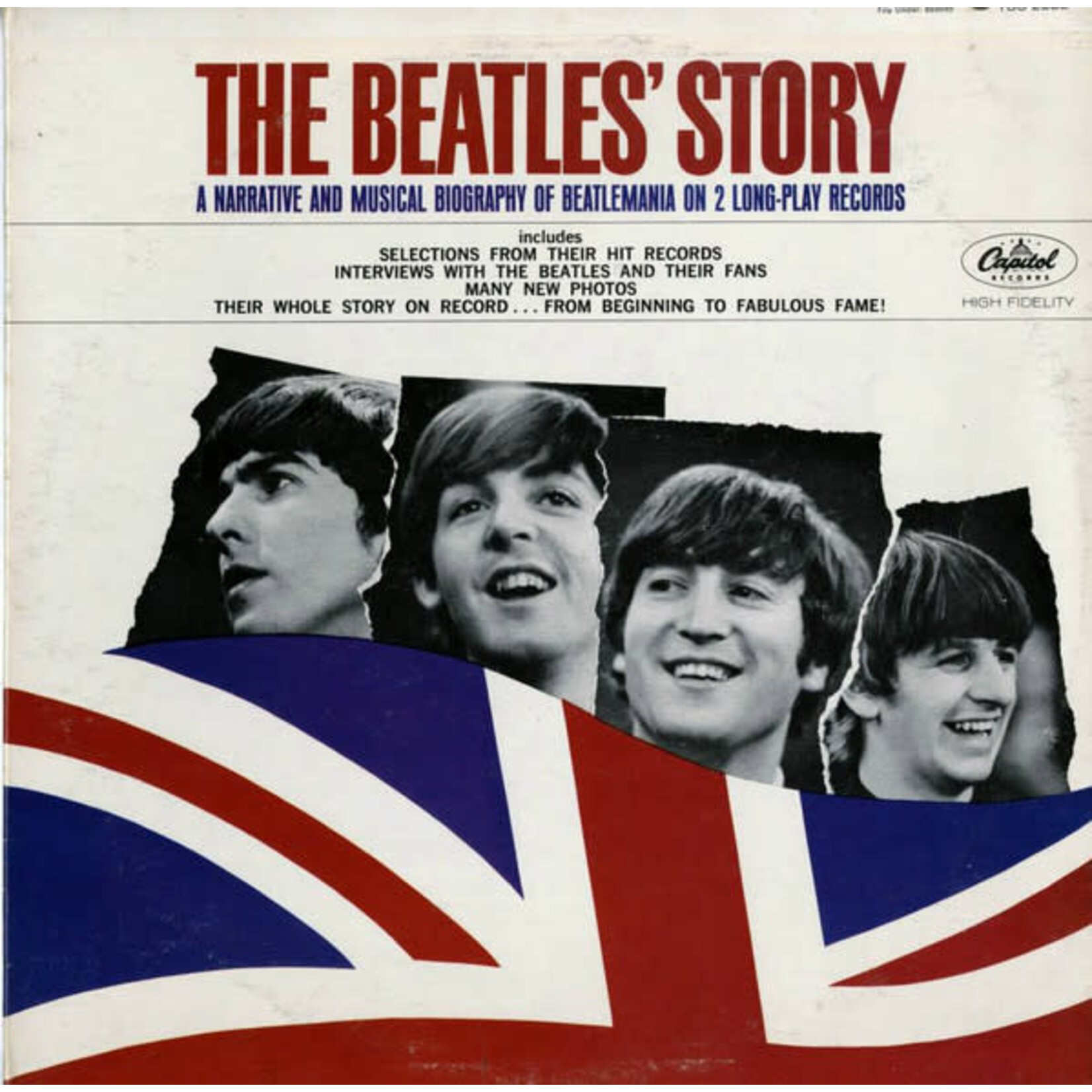 The Beatles The Beatles – The Beatles' Story (VG, 1964, 2LP, Capitol Records – TBO-2222)