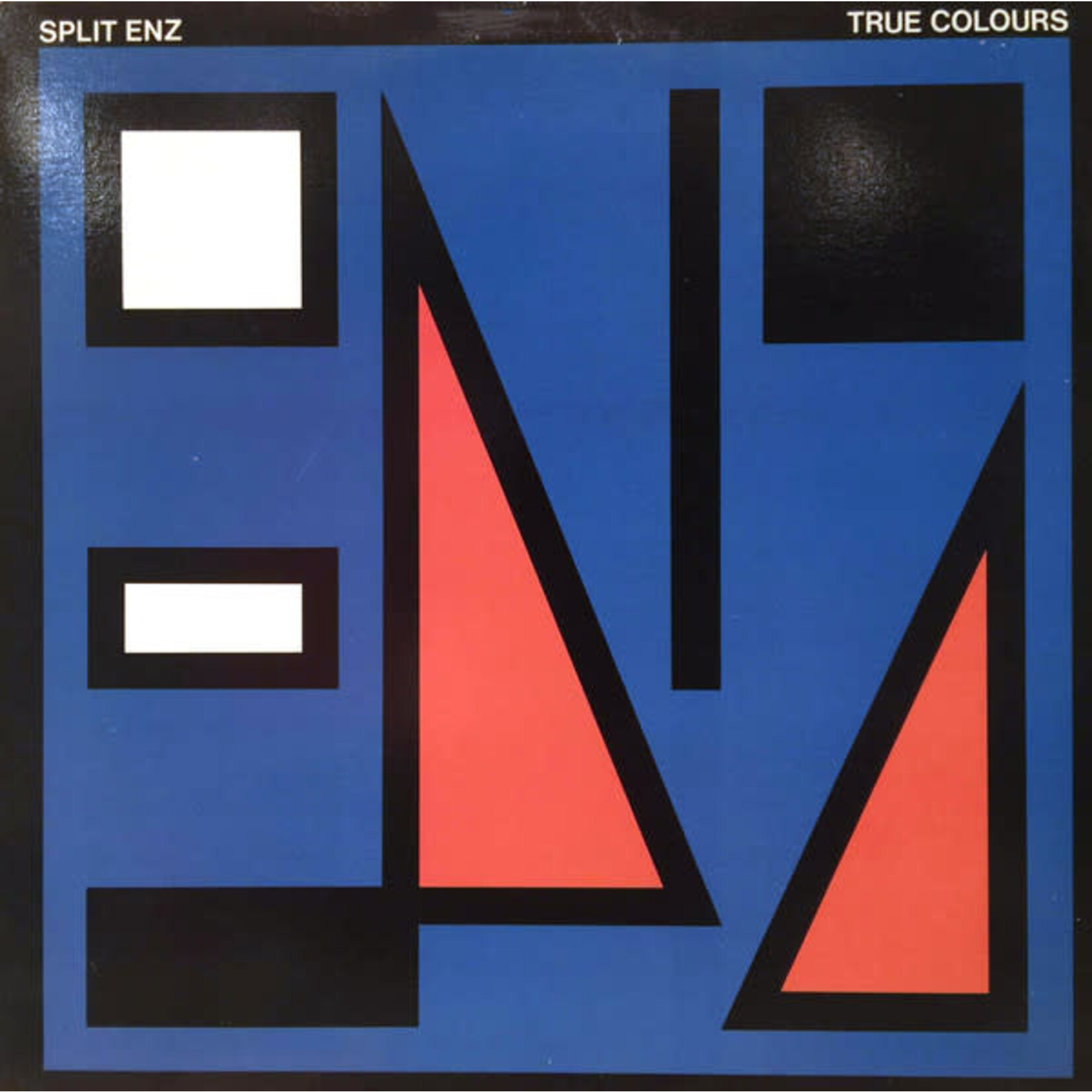 Split Enz Split Enz – True Colours (VG, 1980, LP, Etched, Blue Cover, A&M Records – SP 4822)