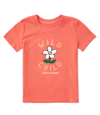 Life is Good Life is Good Toddler Wild Child Flower Crusher Tee