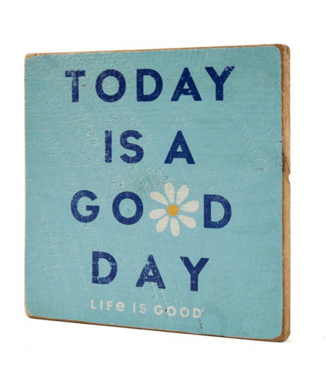 Life is Good Positive Altitude Large Wooden Sign