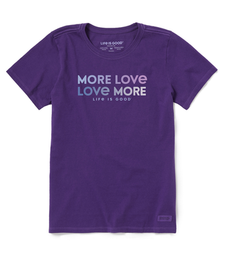 Life is Good Life is Good Women's More Love More Crusher Tee