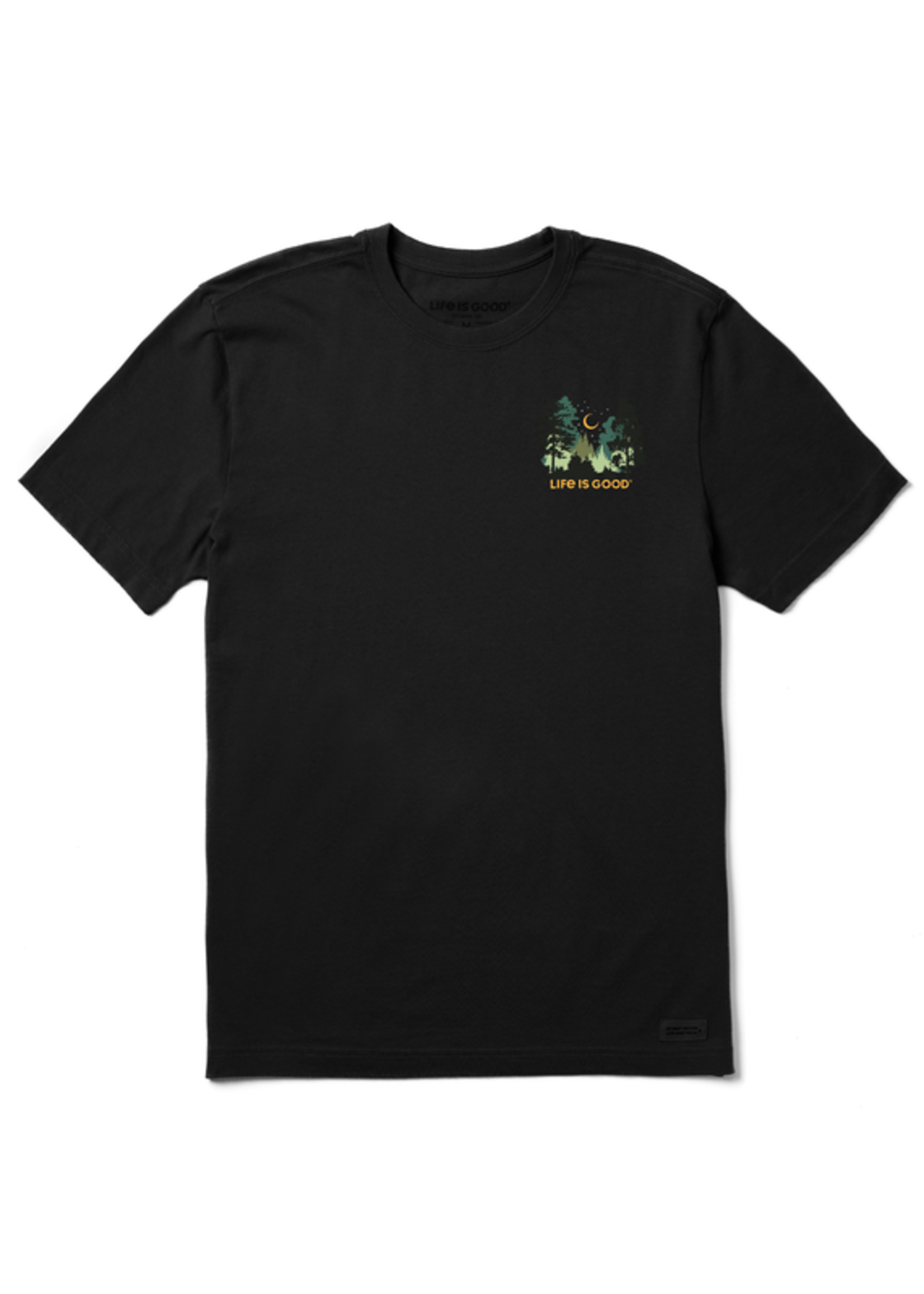 Life is Good Life is Good Men's Log On Campfire Crusher Tee