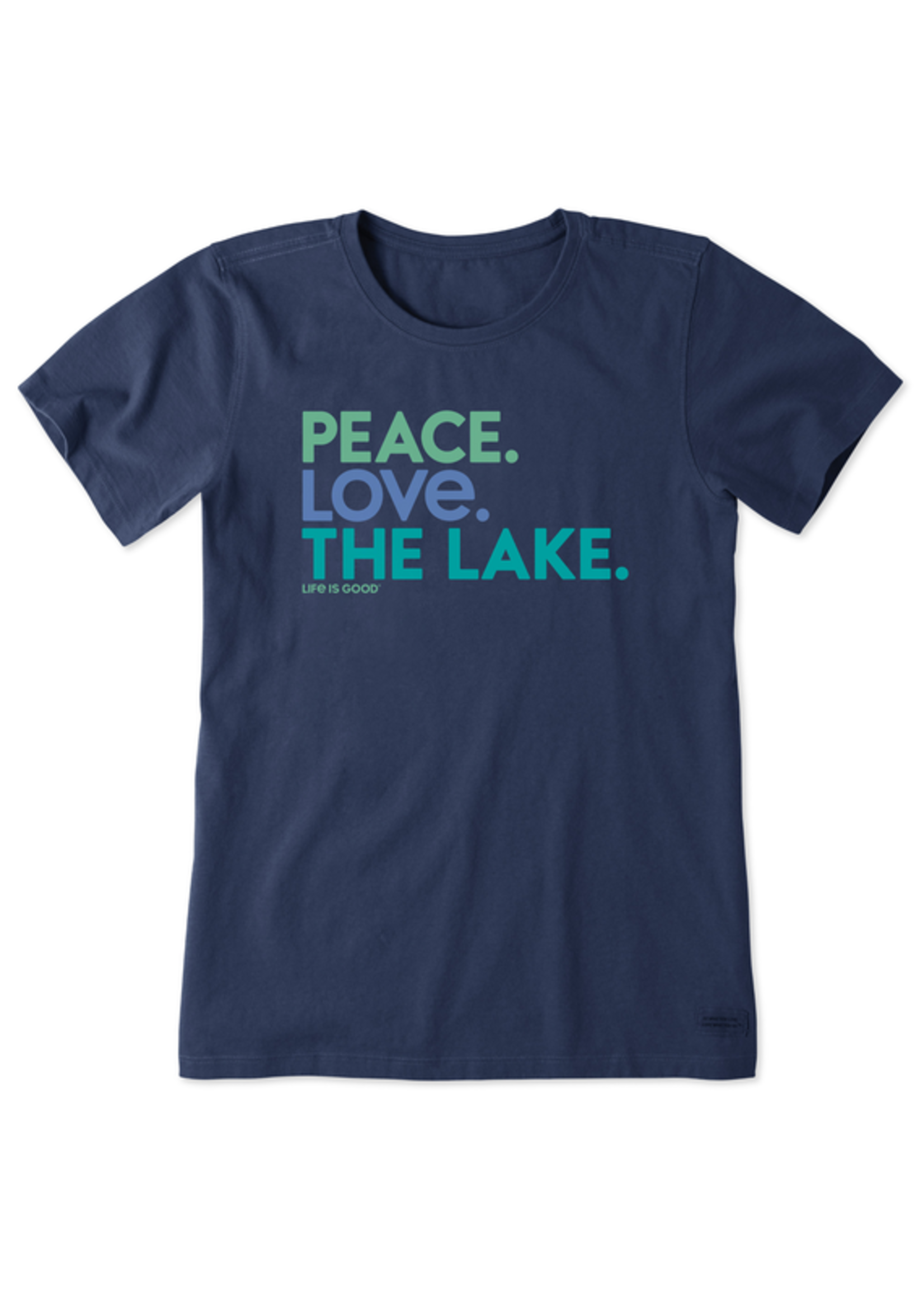Life is Good Life is Good  Women's Peace Love the Lake Short Sleeve Tee