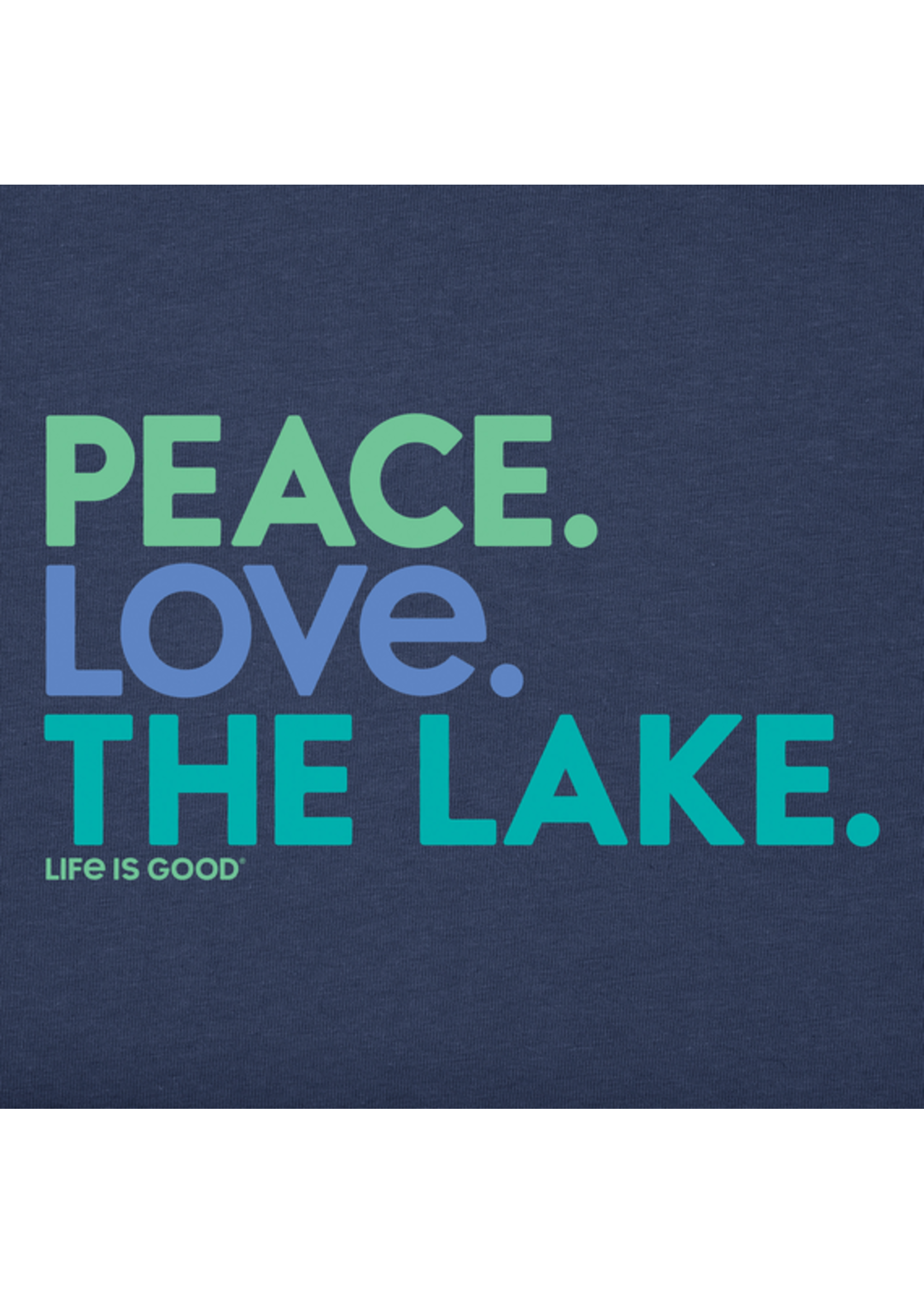 Life is Good Life is Good  Women's Peace Love the Lake Short Sleeve Tee