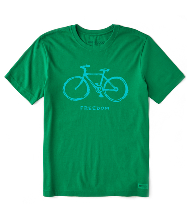 Life is Good Men's Freedom Bike Crusher-LITE Tee