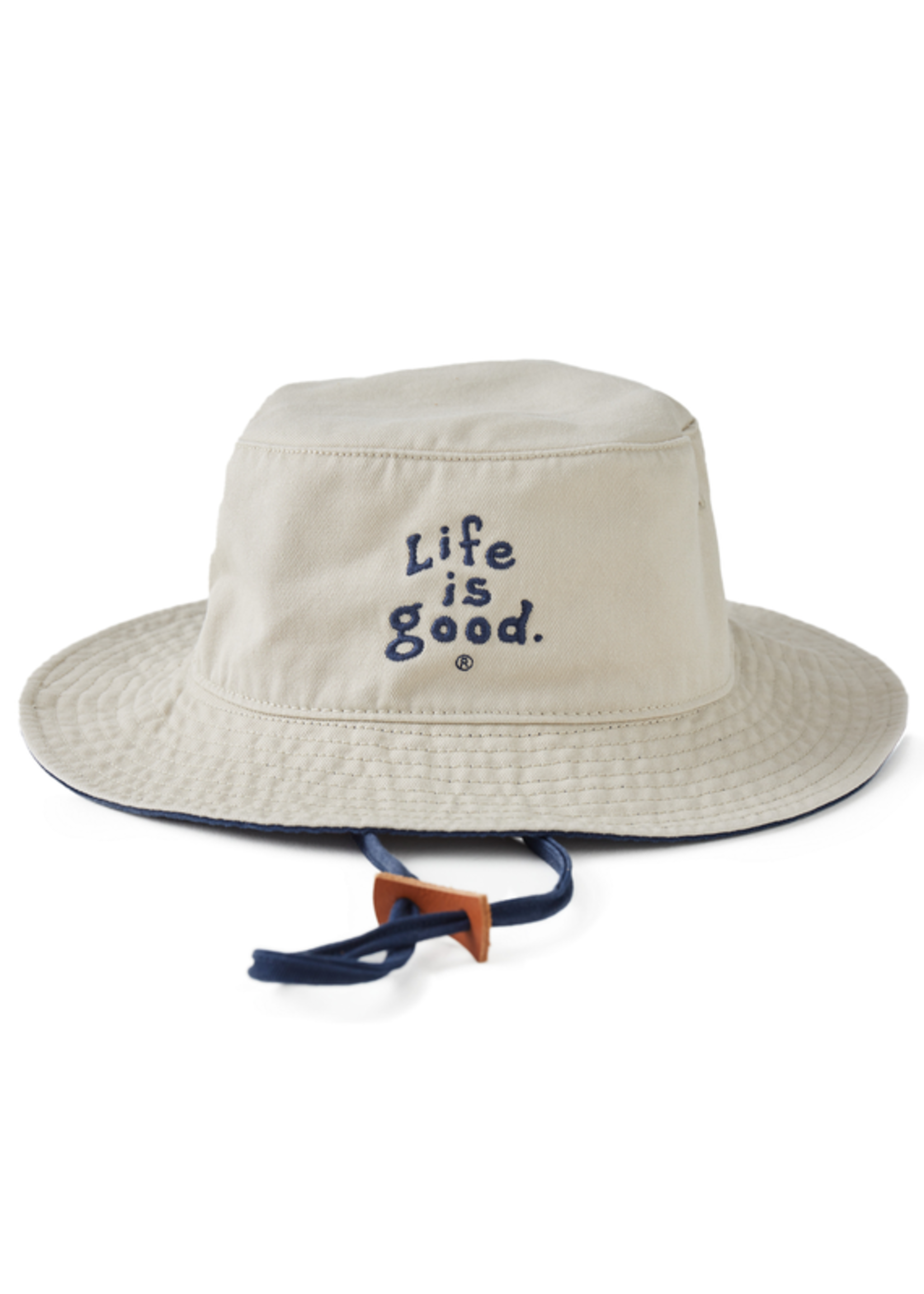 Life is Good Life is Good Vintage Wordmark Stacked Bucket Hat
