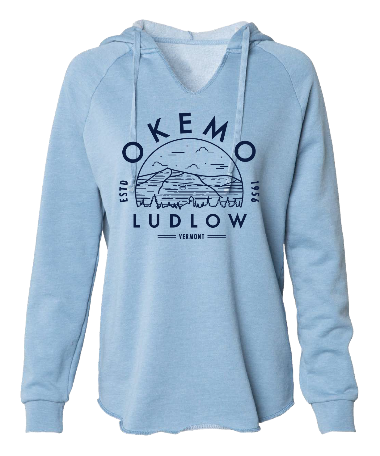 Okemo Women's Deluxe Hoodie - Tygart Mountain Sports, Ludlow, Vermont