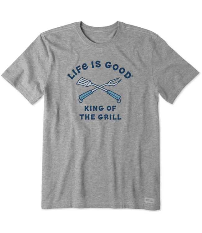 Life is Good Men's Grill King Crusher-LITE Tee
