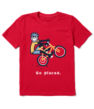 Life is Good Life is Good Kids Go Places Jake Crusher Tee
