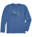 Life is Good Men's Dogscape Solid Crusher-LITE Long Sleeve Tee