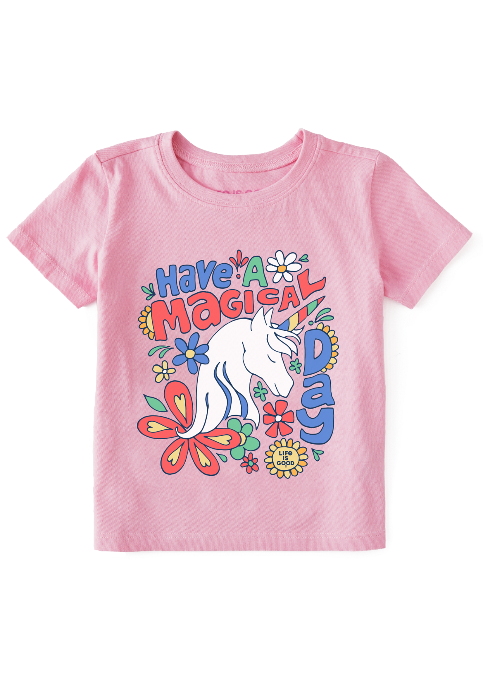 Life is Good Life is Good Toddler Magical Day Unicorn Crusher Tee