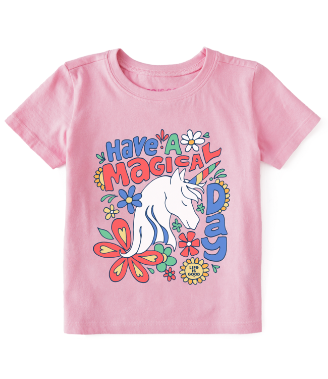 Life is Good Toddler Magical Day Unicorn Crusher Tee