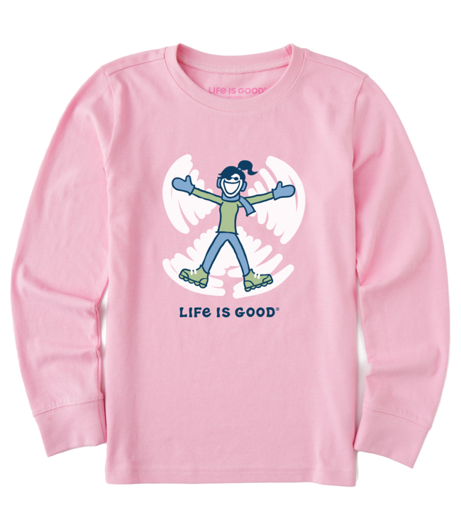 Life is Good Kids Jackie Angel Long Sleeve Crusher Tee