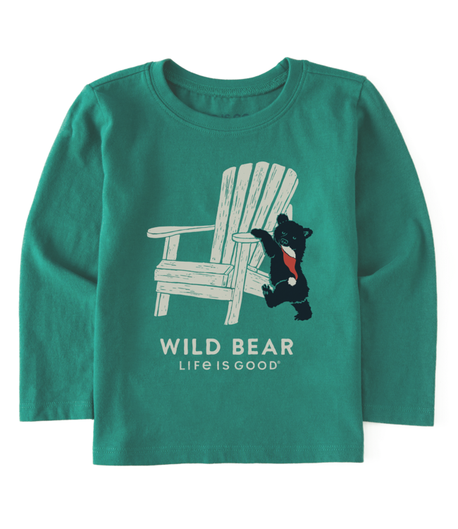 Life is Good Toddlers Holiday Adirondack Long Sleeve Crusher Tee