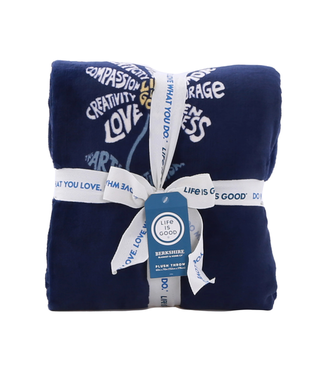 Life is Good Life is Good Berkshire Plush Sherpa Throw Blanket