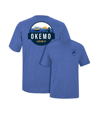 New Spring Color! Okemo Lift Scene Short Sleeved T-Shirt