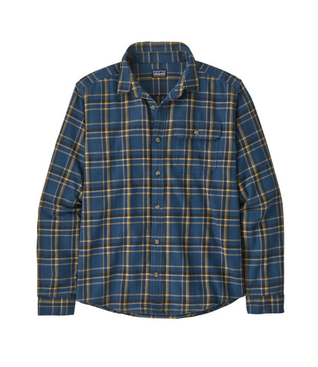 Patagonia Men's Long-Sleeved Cotton in Conversion Lightweight Fjord Flannel Shirt