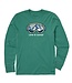 Life is Good Men's Ski Goggle Landscape Long Sleeve Crusher Tee; New!