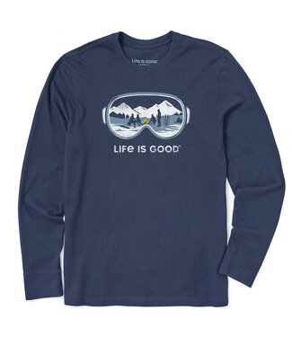Life is Good Life is Good Men's Apres Goggles Long Sleeve Crusher Tee