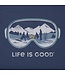 Life is Good Men's Apres Goggles Long Sleeve Crusher Tee