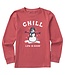 Life is Good Kids Chill Snowman Long Sleeve Crusher Tee