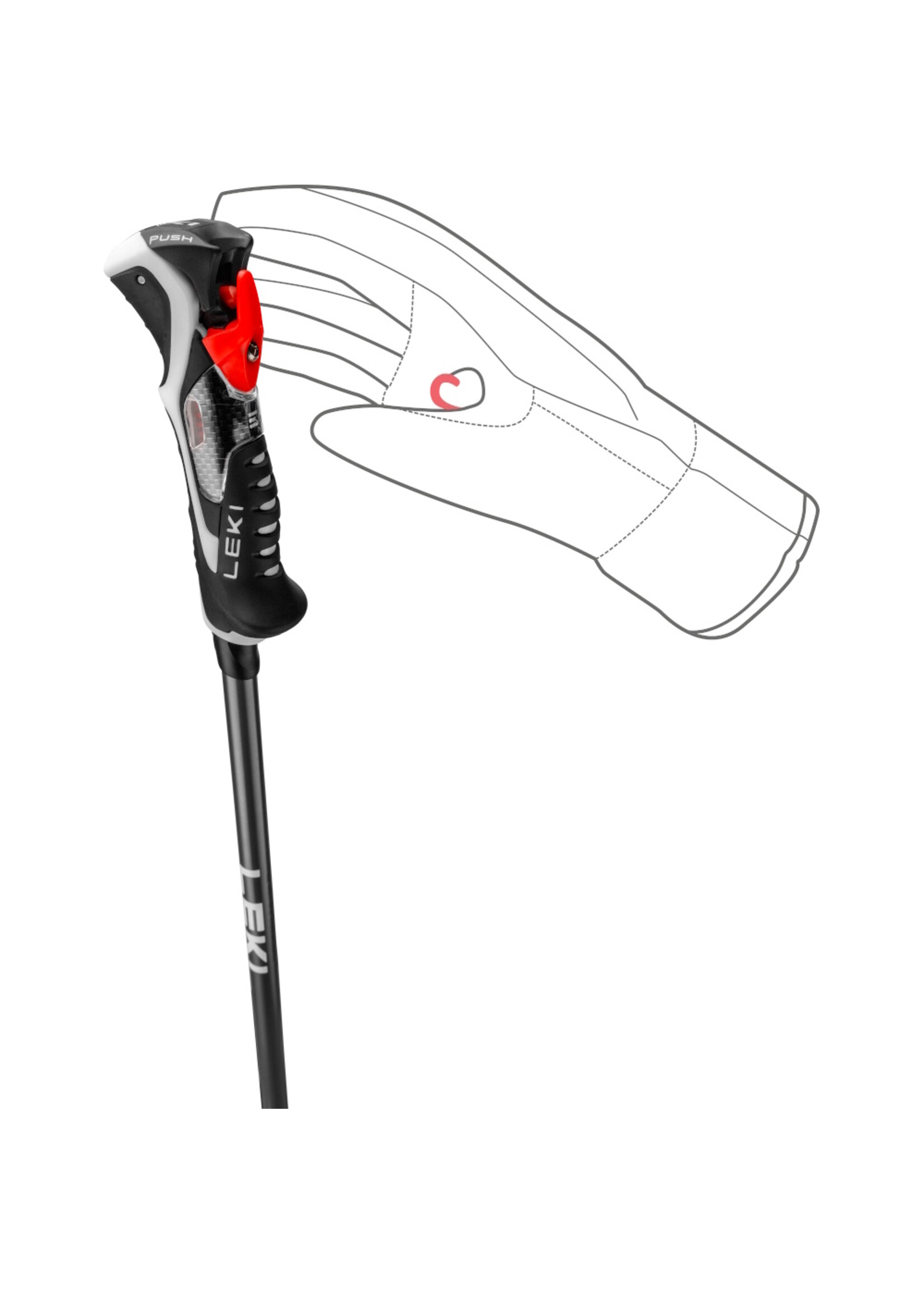 2024 Leki CARBON 14 3D Alpine Ski Pole Tygart Mountain Sports, Ludlow