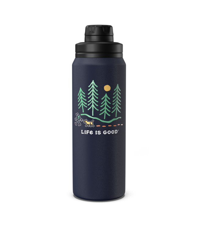 Life is Good 32oz Stainless Steel Water Bottle - Tygart Mountain Sports,  Ludlow, Vermont