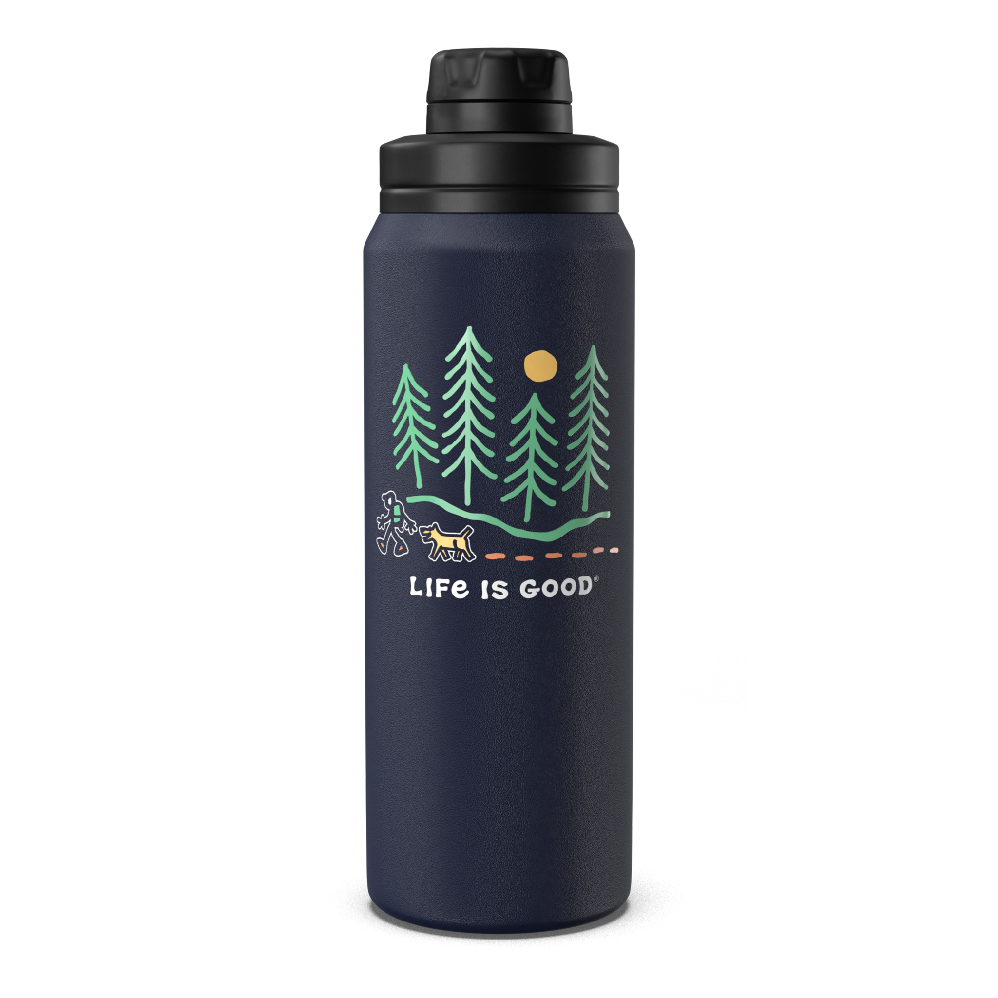 Life is Good 32oz Stainless Steel Water Bottle - Tygart Mountain Sports,  Ludlow, Vermont