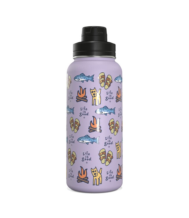 Life is Good 32oz Stainless Steel Water Bottle