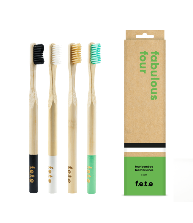 from earth to earth Bamboo Toothbrush Multipack