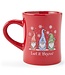 Life is Good Holiday Diner Mug