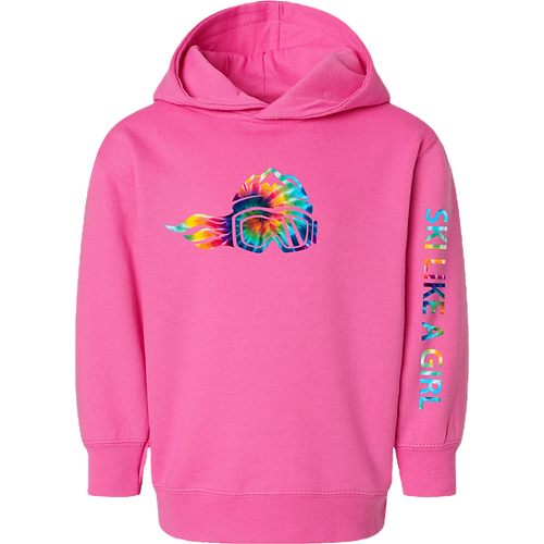 Ski Like A Girl Toddler Hoodie Tygart Mountain Sports Ludlow Vermont
