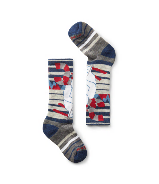 Smartwool Kids' Wintersport Yeti Pattern Over The Calf Socks