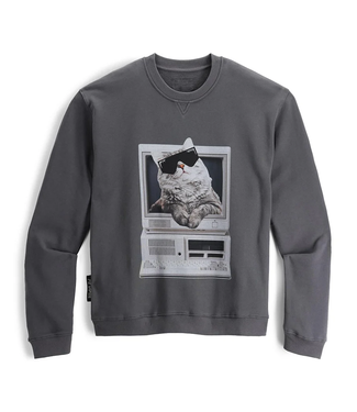 Pit Viper Pit Viper Meowcrosoft Crew Sweatshirt