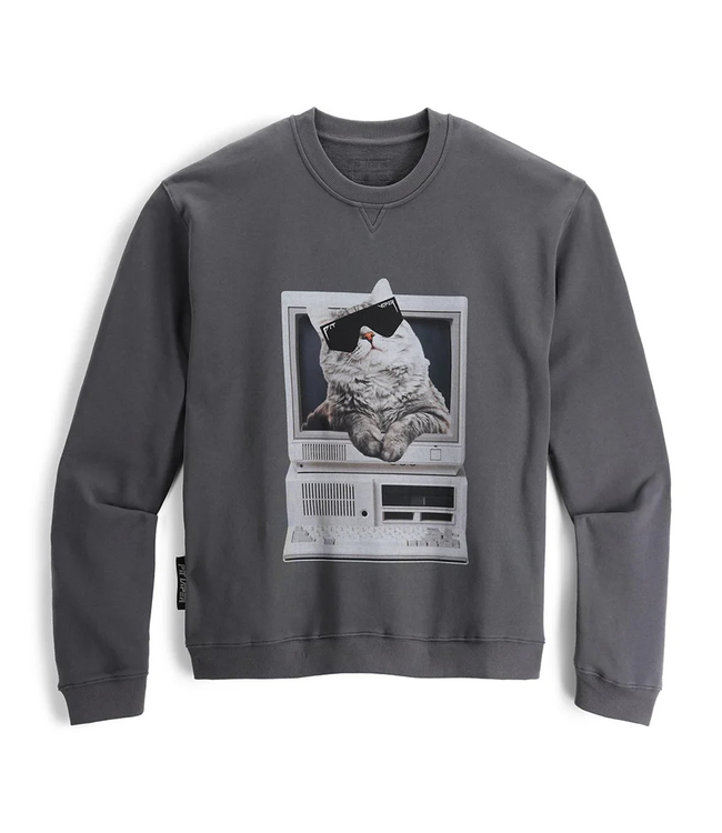 Pit Viper Meowcrosoft Crew Sweatshirt